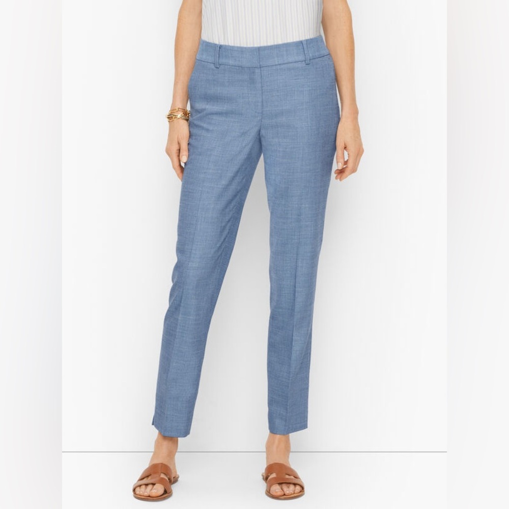 Talbots Blue Ankle Cropped Pants